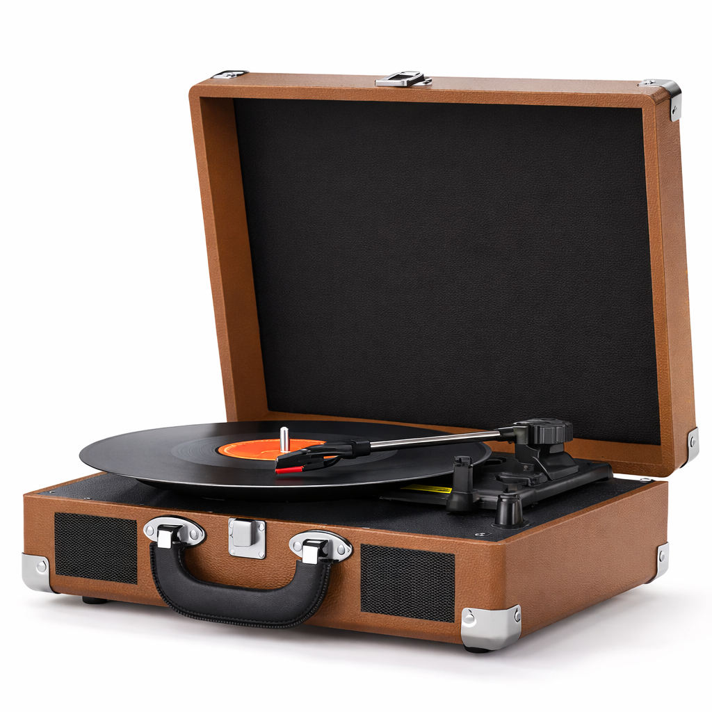 Platine vinyle portable MAIO Bluetooth 33/45/78 tours haut-parleurs intégrés RCA AUX