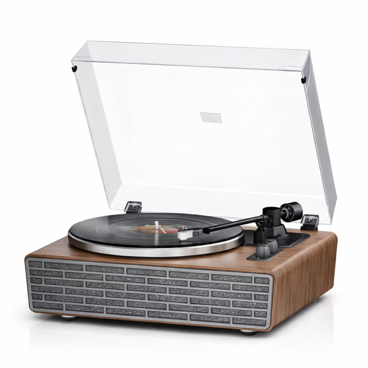 Platine vinyle XJ-HOME XJ-H02 Bluetooth 7" 10" 12" haut-parleurs intégrés sortie RCA AUX