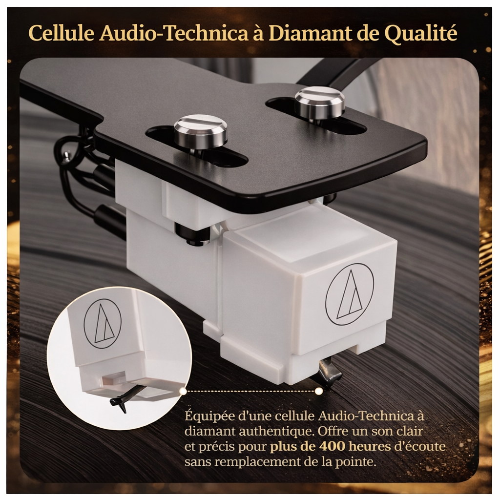 Platine vinyle XJ-HOME XJ-H02 Bluetooth 7" 10" 12" haut-parleurs intégrés sortie RCA AUX